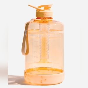 POPFLEX Peach Gallon Water Bottle with Fruit Infuser